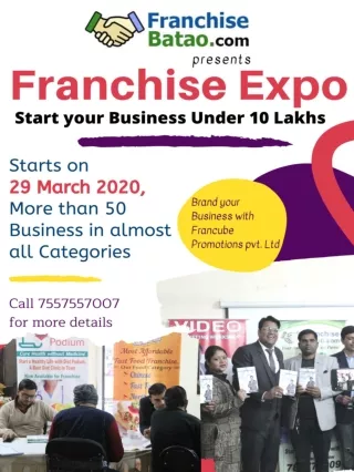 Franchise Opportunity Fair in Delhi | Franchise Batao