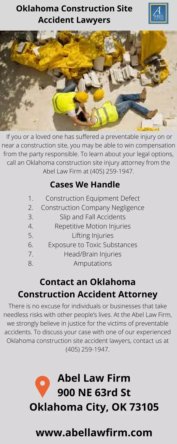 oklahoma construction site accident lawyers