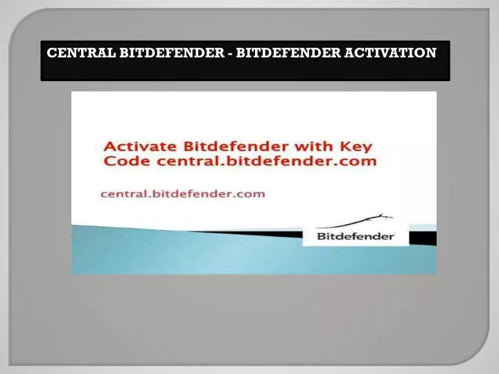 central bitdefender bitdefender activation