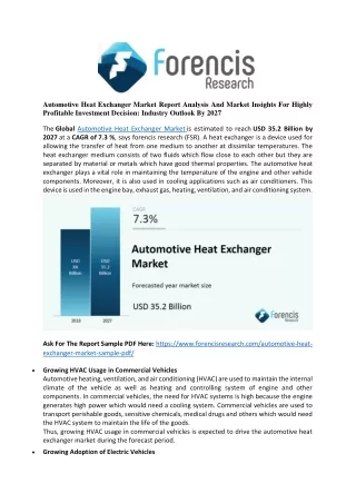 Automotive Sensors Market is estimated to reach USD 42.6 Billion by 2025