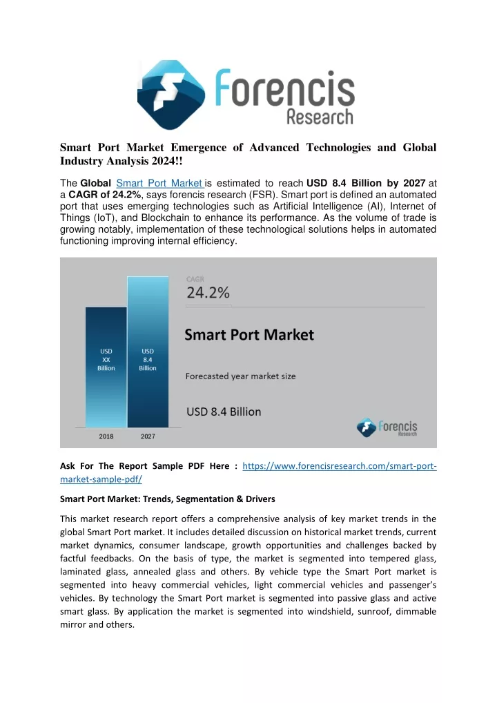 smart port market emergence of advanced