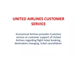 PPT - dial united airlines Customer service PowerPoint Presentation ...