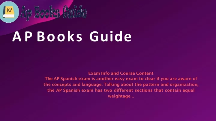 ap books guide