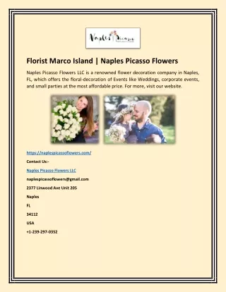 Florist Marco Island | Naples Picasso Flowers