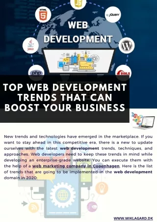 Top Web Development Trends That Can Boost Your Business