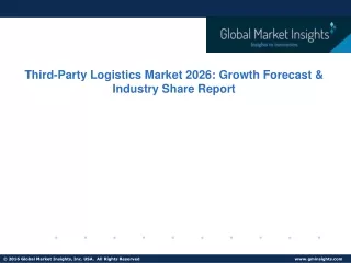 Third-Party Logistics Market is Projected to Gain Remarkable Traction By 2026
