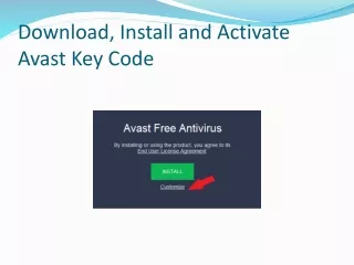 download install and activate avast key code