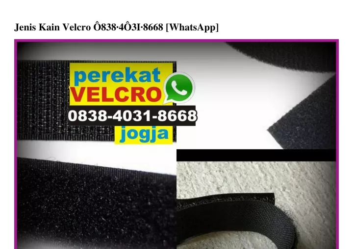 jenis kain velcro 838 4 3i 8668 whatsapp