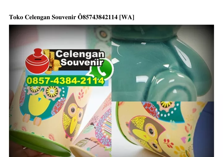 toko celengan souvenir 85743842114 wa