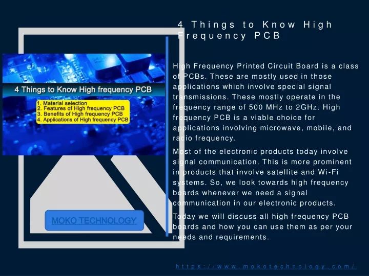 4 things to know high frequency pcb