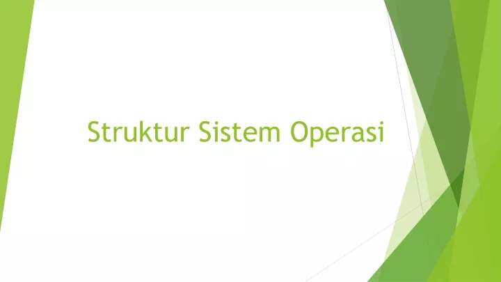 struktur sistem operasi