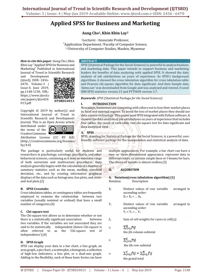 international journal of trend in scientific