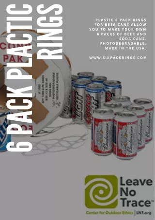 Wholesale Plastic 6 Pack Rings for Beer Cans
