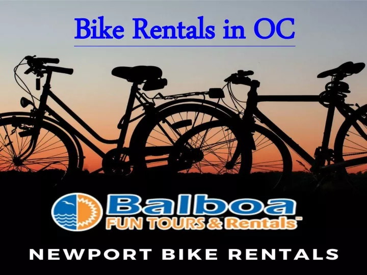 bike rentals in oc
