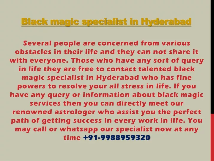 black magic specialist in h yderabad