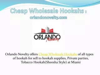 Cheap wholesale hookahs supplies