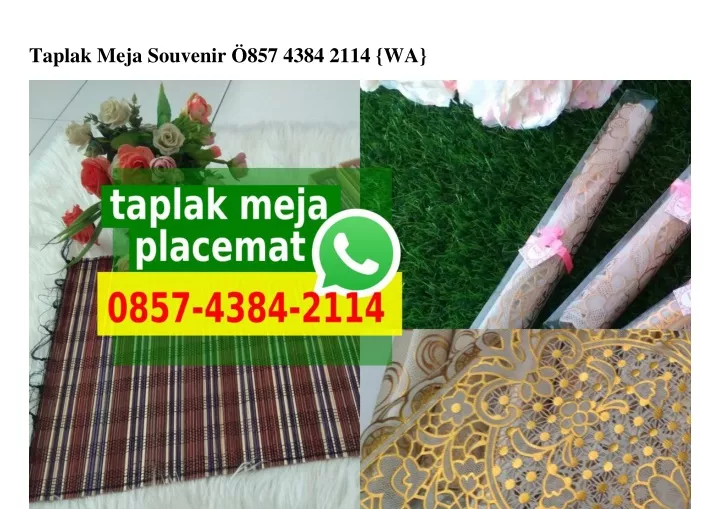 taplak meja souvenir 857 4384 2114 wa