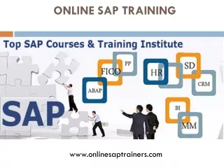 Best SAP training institute in India