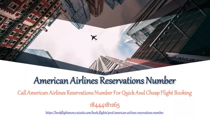 american airlines reservations number american