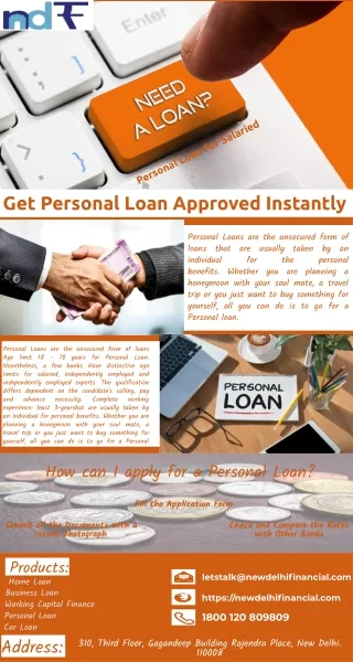 Get Personal Loan Approved Instantly