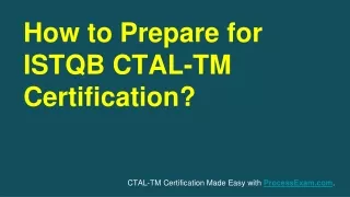 ISTQB Test Manager (CTAL-TM) Certification | Begin Your Preparation