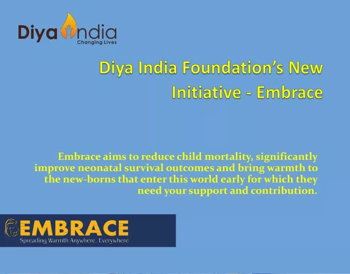 diya india foundation s new initiative embrace