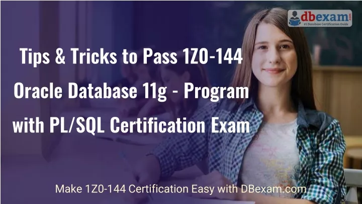 tips tricks to pass 1z0 144 oracle database