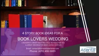 4 Reasons A Library Wedding Could be Right For you