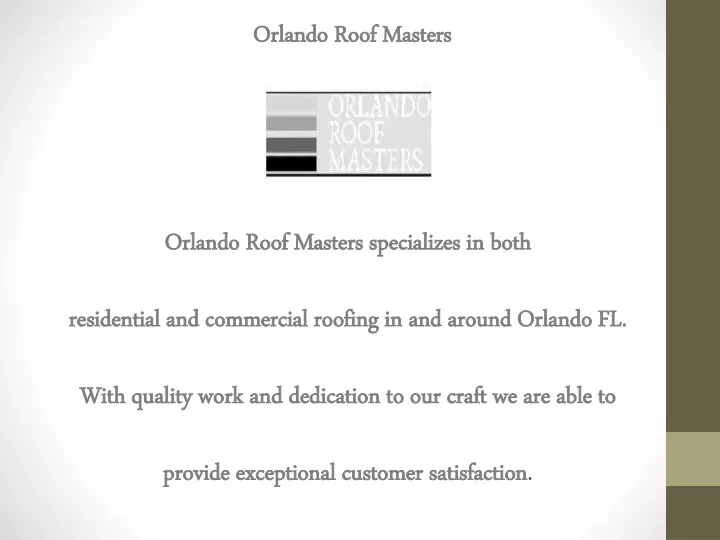 orlando roof masters