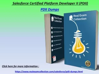 2020 Download Updated Salesforce PDII Dumps - PDII Exam Study Material