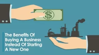 Benefits of buying an existing business