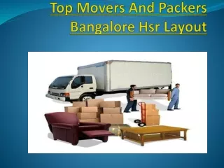 Best Home Relocation Service In Hsr Layout Bangalore in affordable price