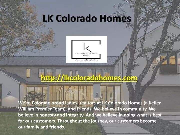 lk colorado homes