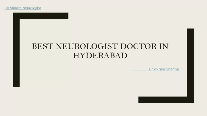 best neurologist doctor in hyderabad