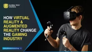 How Virtual Reality & Augmented Reality Change The Gaming Industry