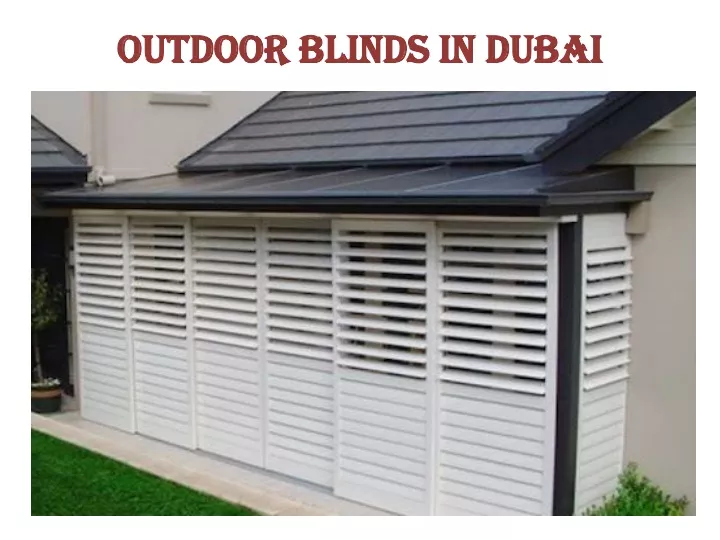outdoor blinds in dubai