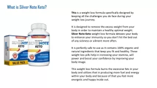 Silver Note Keto Reviews