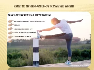 Boost Of Metabolism Helps to Maintain Weight!