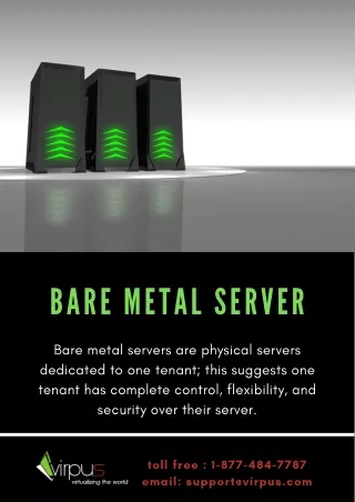 b a re met a l server