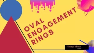 Oval Engagement Rings - Choose Your Design At VintageTimes