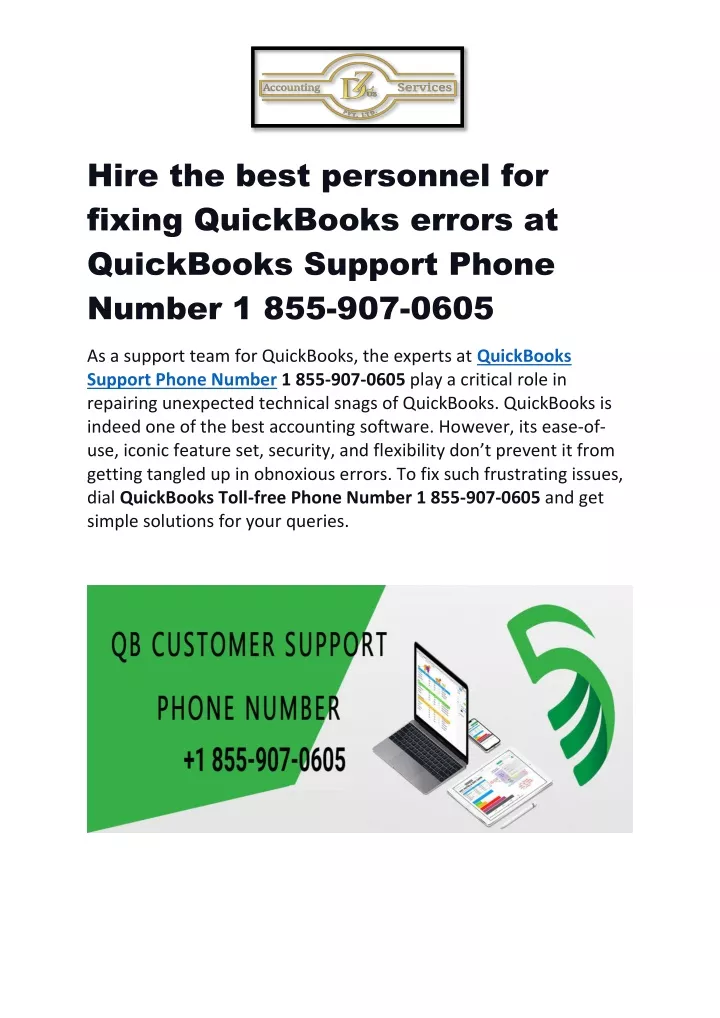 hire the best personnel for fixing quickbooks