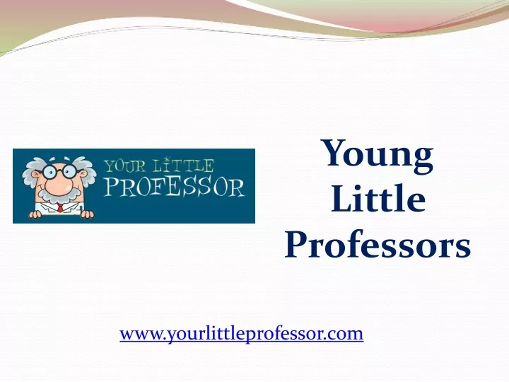 young little professors