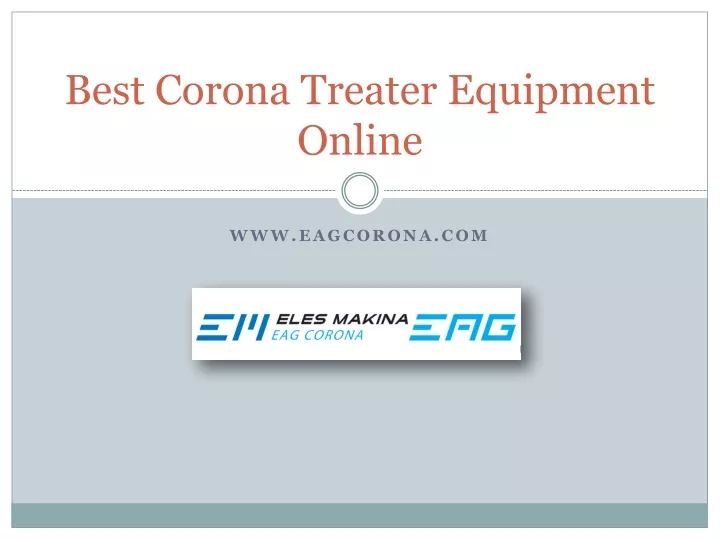 best corona treater equipment online