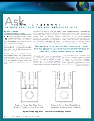 Proper Bedding for PVC Pressure Pipe