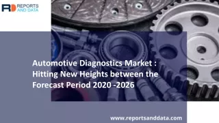 Automotive Diagnostics Market Size Analysis forecasts 2026