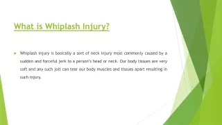 Whiplash Claims