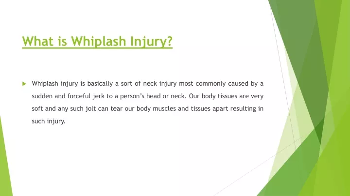 what is whiplash injury