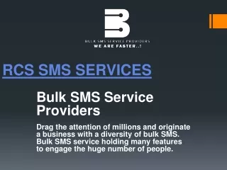 RCS SMS SERVICES