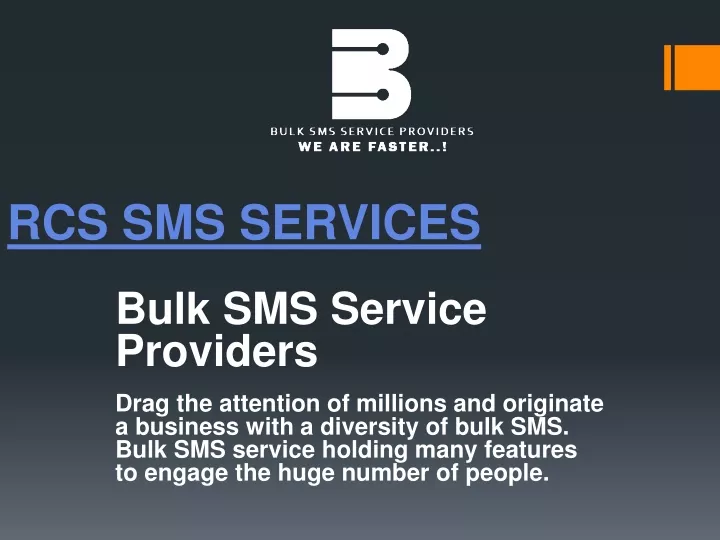 rcs sms services