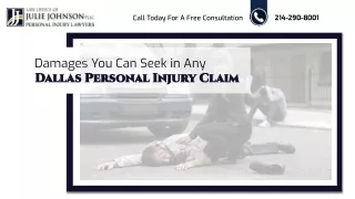 Damages You Can Seek In Any Dallas Personal Injury Claim